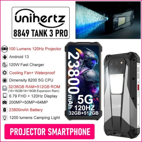 Unihertz 8849 Tank 3 Pro 16GB/512GB
