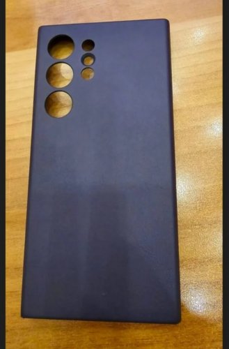 Samsung galaxy s24 ultra θηκη δερμάτινη γνήσια vegan leather μωβ