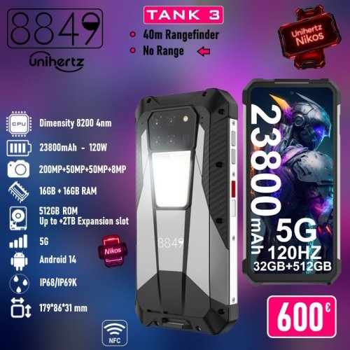 Unihertz 8849 Tank 3 (16GB/512GB)