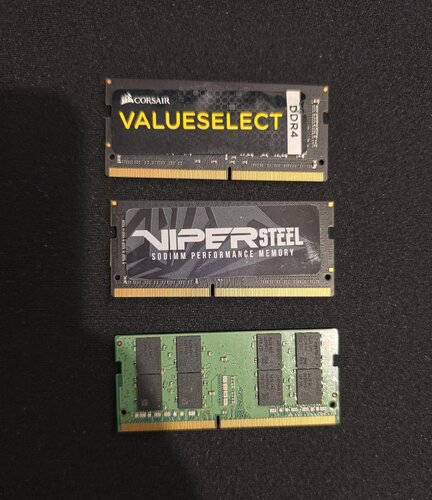RAM Laptop DDR4 3x16GB (Samsung / Corsair / Patriot)