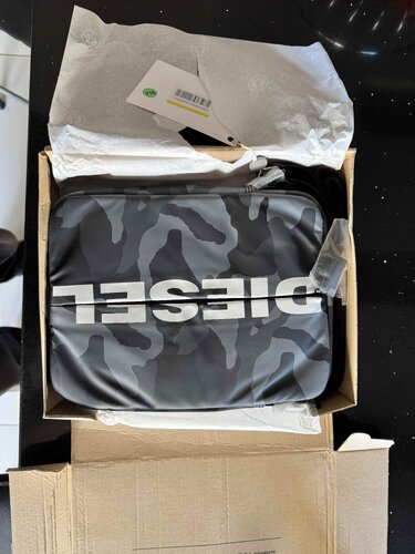 Diesel camouflage grey bag