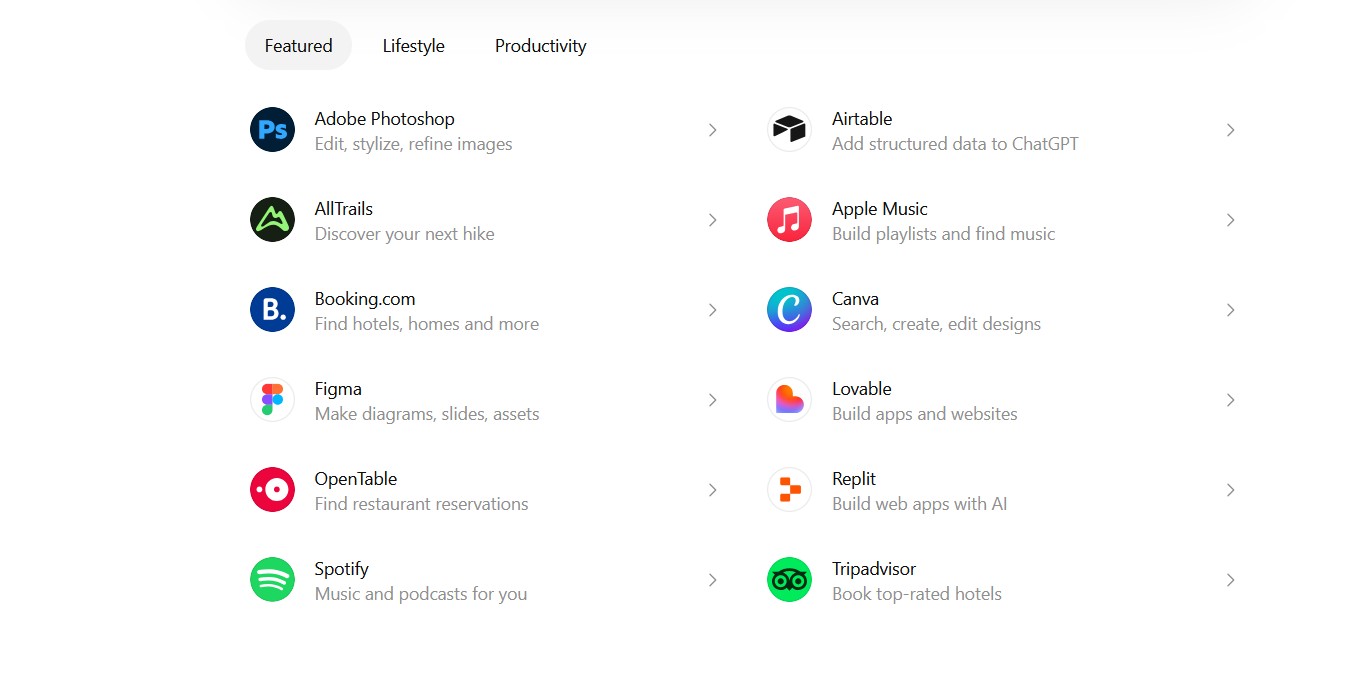 ChatGPT App Store