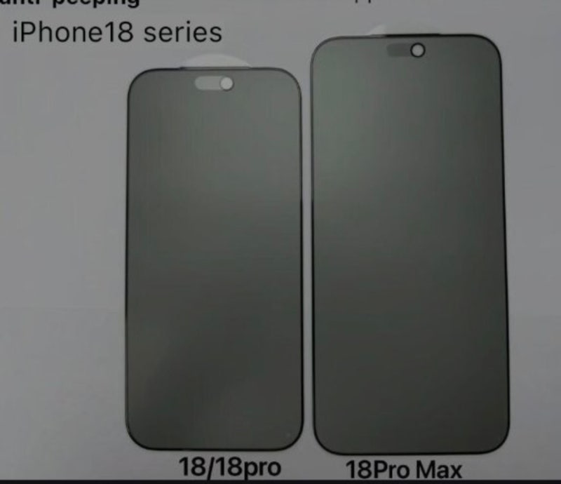 iPhone 18 Protective Screen